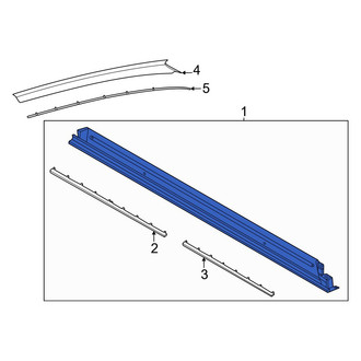 Lincoln OE - Left Rocker Panel Guard