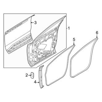 Lincoln OE - Front Door - Door & Components