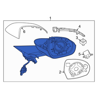 Lincoln OE - Front Left Door Mirror