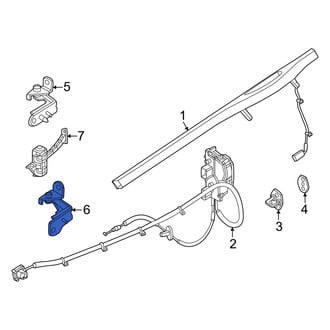 Lincoln OE - Front Right Lower Door Hinge