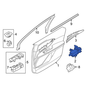 Lincoln OE - Rear Left Inner Interior Door Handle