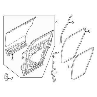 Lincoln OE - Rear Door - Door & Components