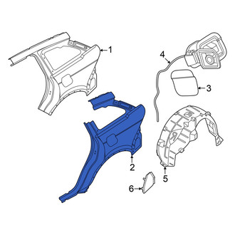 Lincoln OE - Rear Left Outer Quarter Panel