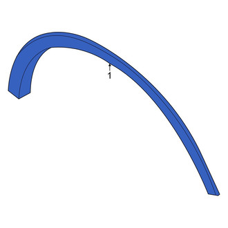 Lincoln OE - Rear Left Wheel Arch Molding