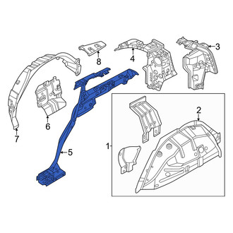 Lincoln OE - Left Body C-Pillar