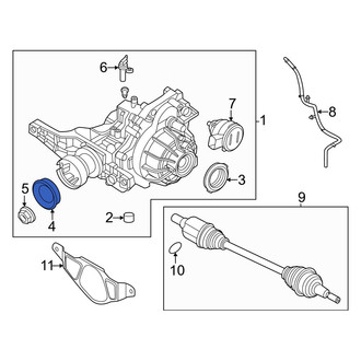 Lincoln OE - Rear Differential Pinion Seal
