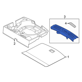 Lincoln OE - Rear Liftgate Trim Scuff Plate