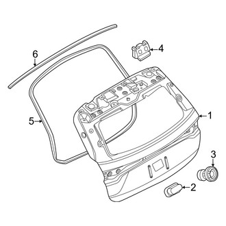 Lincoln OE - Lift Gate - Gate & Hardware
