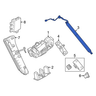 Lincoln OE - Rear Liftgate Lock Actuator