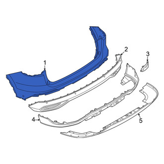 Lincoln OE - Rear Upper Bumper Cover