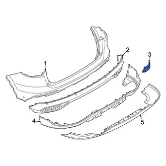 Lincoln OE - Rear Left Bumper Corner Cover