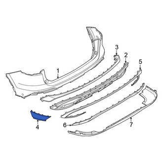 Lincoln OE - Rear Left Bumper Trim