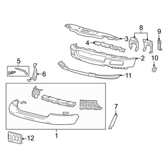 Lincoln OE - Front Bumper - Bumper & Components