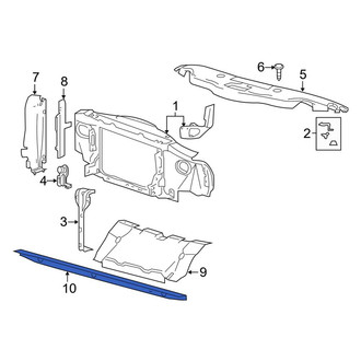 Lincoln OE - Front Radiator Support Air Deflector