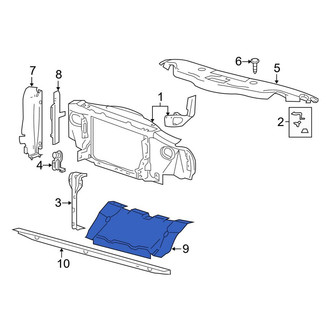 Lincoln OE - Front Lower Radiator Support Air Deflector