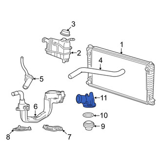Lincoln OE - Upper Engine Coolant Thermostat Housing