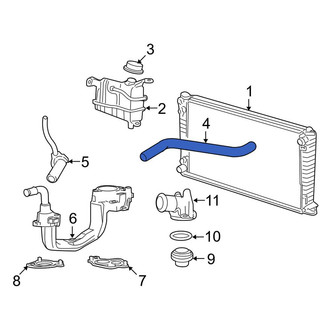 Lincoln OE - Upper Radiator Coolant Hose