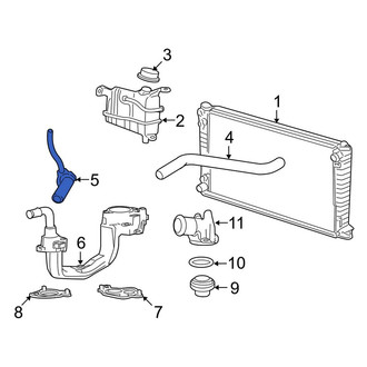 Lincoln OE - Lower Radiator Coolant Hose