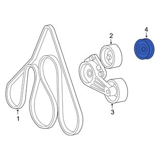 Lincoln OE - Accessory Drive Belt Idler Pulley