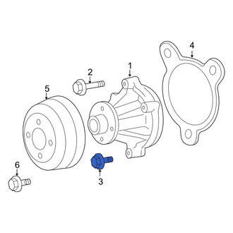 Lincoln OE - Engine Water Pump Pulley Bolt