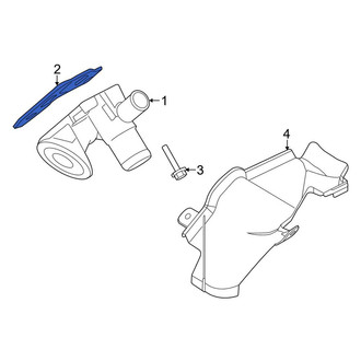 Lincoln OE - Engine Oil Filter Adapter Gasket