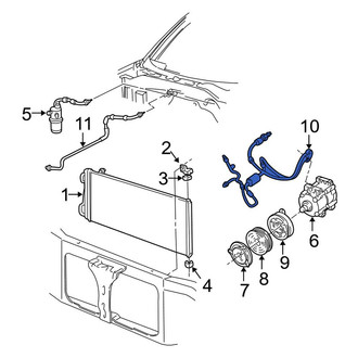 Lincoln OE - A/C Manifold Hose Assembly