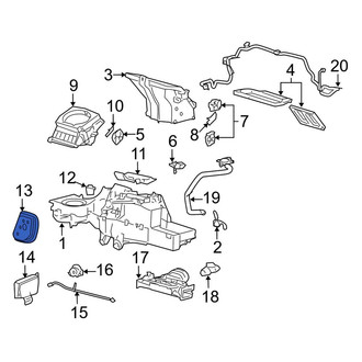 Lincoln OE - A/C Refrigerant Line Grommet