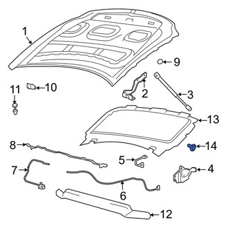 Lincoln OE - Hood Insulation Pad Clip