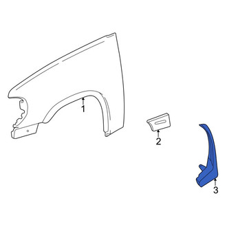 Lincoln OE - Front Right Stone Deflector