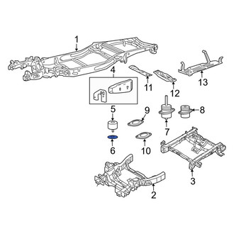 Lincoln OE - Front Lower Body Mount Cushion