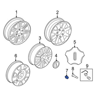 Lincoln OE - Wheel Lug Nut