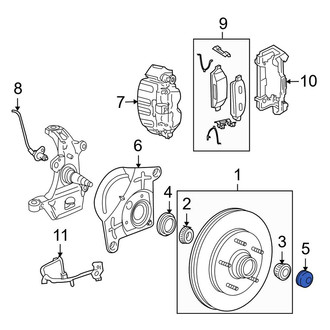 Lincoln OE - Wheel Bearing Dust Cap