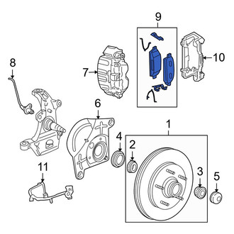 Lincoln OE - Front Disc Brake Pad Set