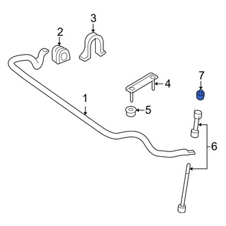 Lincoln OE - Front Suspension Stabilizer Bar Link Nut