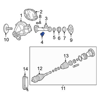 Lincoln OE - Differential Housing Insulator
