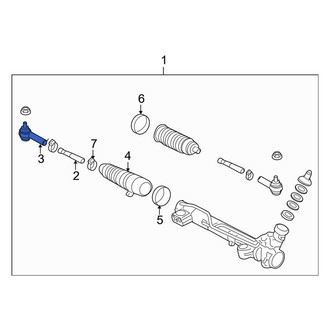Lincoln OE - Outer Steering Tie Rod End