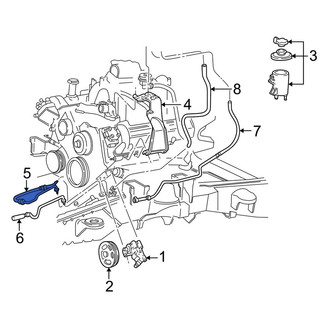 Lincoln OE - Power Steering Pressure Hose