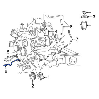 Lincoln OE - Power Steering Return Hose