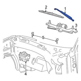 Lincoln OE - Left Wiper Arm