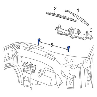 Lincoln OE - Front Windshield Washer Nozzle