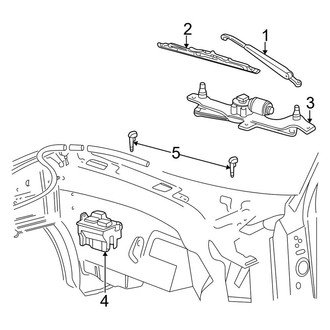 Lincoln OE - Windshield - Wiper & Washer Components