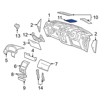 Lincoln OE - Instrument Panel Cover