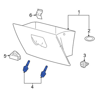 Lincoln OE - Glove Box Screw
