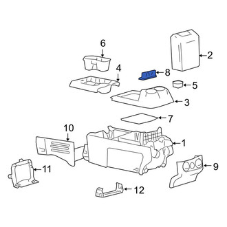 Lincoln OE - Console Hinge