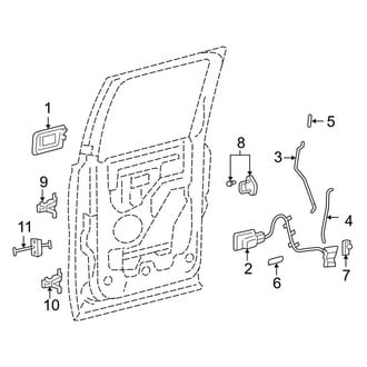 Lincoln OE - Rear Door - Lock & Hardware