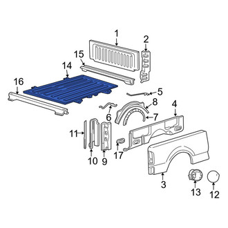 Lincoln OE - Rear Truck Bed Floor