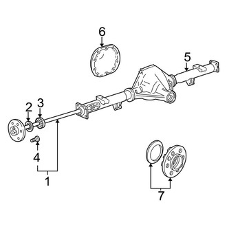 Lincoln OE - Rear Suspension - Axle Housing