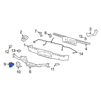 Lincoln OE - Rear Trailer Tow Harness Connector