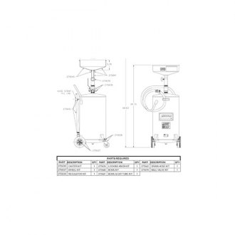 Lincoln® - 2 Pieces Replacement Rear Wheels