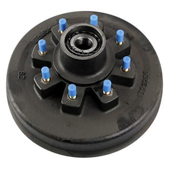 CURT® - 1/2" 8 on 6.5" Bolt Pattern Brake Hub Assembly for 7000 lbs Axles